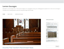 Tablet Screenshot of lentensausages.com